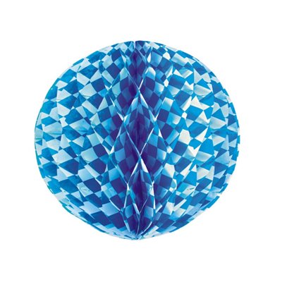 Decoratie Bal "Beiers Blauw" Brandvertagend Ø 300mm -horecavoordeel.com-