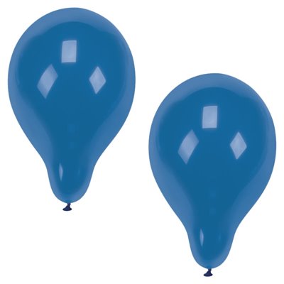 Ballonnen Blauw (Geschikt voor Helium) Ø 250mm -horecavoordeel.com-