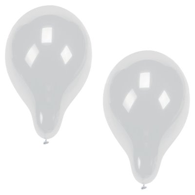 Ballonnen Wit (Geschikt voor Helium) Ø 250mm -horecavoordeel.com-