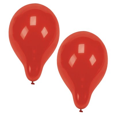 Ballonnen Rood (Geschikt voor Helium) Ø 250mm -horecavoordeel.com-