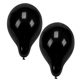 Ballonnen Zwart (Geschikt voor Helium) Ø 250mm -horecavoordeel.com-