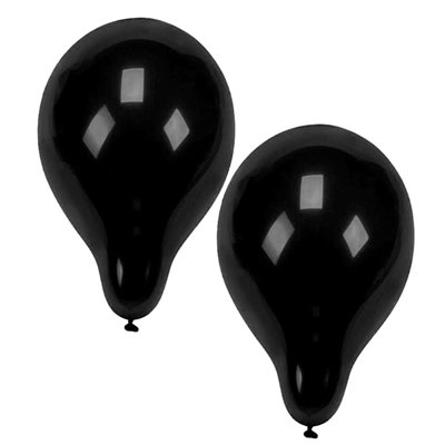 Ballonnen Zwart (Geschikt voor Helium) Ø 250mm -horecavoordeel.com-