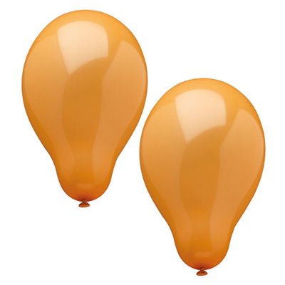 Balloons Orange (Suitable for Helium) Ø 250mm -Horecavoordeel.com-