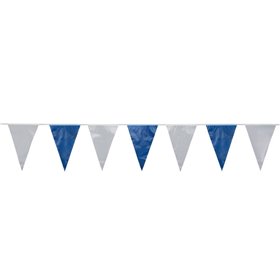 Pennant Garland Foil Blue White Water Resistant 10 Meters -Horecavoordeel.com-