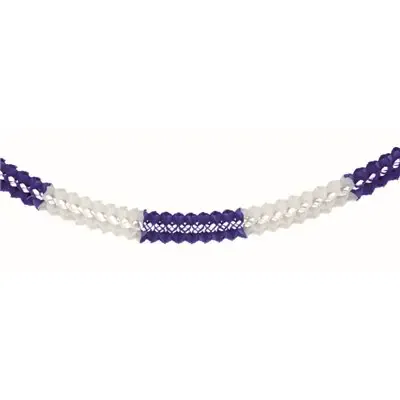 Slinger Papier Blauw Wit Extra Groot Brandvertagend Ø 160mm x 10 meter -horecavoordeel.com-