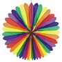 Decoration fan "Rainbow" Fire retardant Ø 1200mm -Horecavoordeel.com-