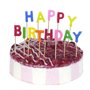 Verjaardagskaarsjes "Happy Birthday" 80mm -horecavoordeel.com-