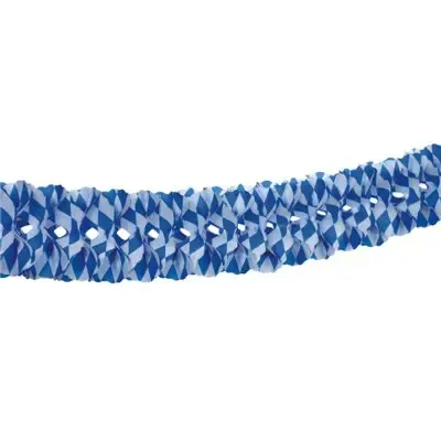 Garland Paper "Bavarian Blue" Extra Large Fire Retardant Ø 160mm x 10 meter -Horecavoordeel.com-