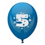 Balloons Number "5" Colors Assortment (Suitable for Helium) Ø 250mm -Horecavoordeel.com-