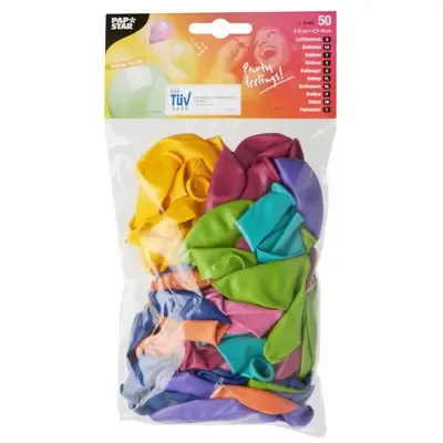 Balloons "Trend" Colors Assortment (Suitable for Helium) Ø 250mm -Horecavoordeel.com-