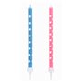 Birthday Candles Color Assortment With Holder 100mm -Horecavoordeel.com-