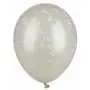 Ballonnen Ivoor "Just Married" Mettallic (Geschikt voor Helium) Ø 290mm -horecavoordeel.com-