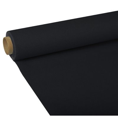 Tablecloth Black Tissue "ROYAL Collection" 5 x 1.18 meters -Horecavoordeel.com-