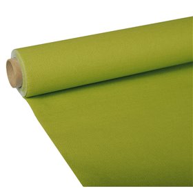 Tablecloth Olive Green Tissue "ROYAL Collection" 5 x 1.18 meters -Horecavoordeel.com-