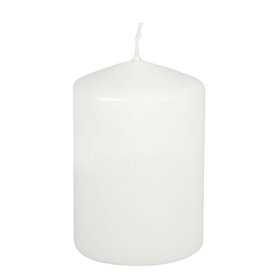 Pillar candles White Ø 69 x 100mm -Horecavoordeel.com-