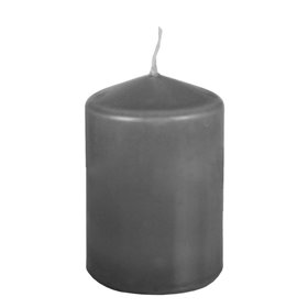 Pillar candles Dark gray Ø 69 x 100mm -Horecavoordeel.com-