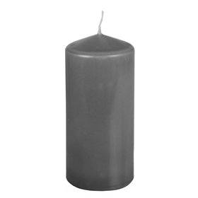 Pillar candles Dark gray Ø 69 x 150mm -Horecavoordeel.com-