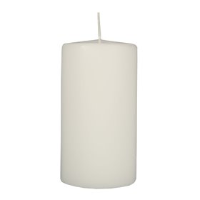 Pillar candles White Ø 80 x 150mm -Horecavoordeel.com-