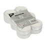 Tealights White Maxi 100% Stearin Ø 59 x 20mm -Horecavoordeel.com-