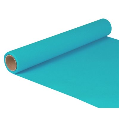 Table runner Turquoise "ROYAL Collection" 5m x 400mm -Horecavoordeel.com-