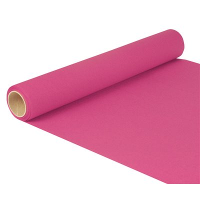 Table runner Fuchsia "ROYAL Collection" 5m x 400mm -Horecavoordeel.com-