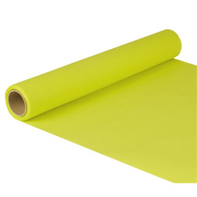 Table Runner Lime Green "ROYAL Collection" 5m x 400mm -Horecavoordeel.com-