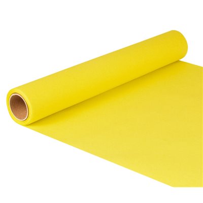 Table Runner Yellow "ROYAL Collection" 5m x 400mm -Horecavoordeel.com-