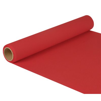 Table Runner Red "ROYAL Collection" 5m x 400mm -Horecavoordeel.com-