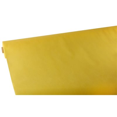 Tablecloth Roll Fleece Yellow "Soft Selection" 25 x 1.18 meters -Horecavoordeel.com-