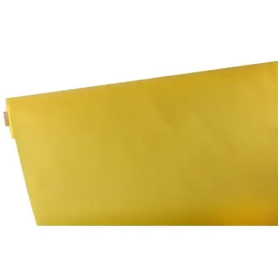 Tablecloth Roll Fleece Yellow "Soft Selection" 25 x 1.18 meters -Horecavoordeel.com-