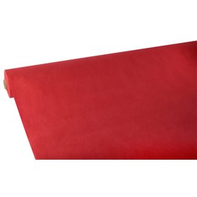 Tablecloth Roll Fleece Red "Soft Selection" 25 x 1.18 meters -Horecavoordeel.com-