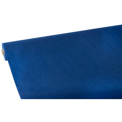 Tablecloth Roll Fleece Dark Blue "Soft Selection" 25 x 1.18 meters -Horecavoordeel.com-