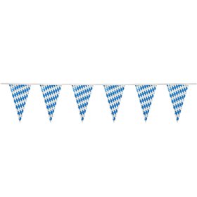 Pennant Garland Foil "Bavarian Blue" Water Resistant 10 Meters -Horecavoordeel.com-