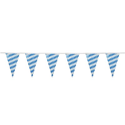 Pennant Garland Foil "Bavarian Blue" Water Resistant 10 Meters -Horecavoordeel.com-