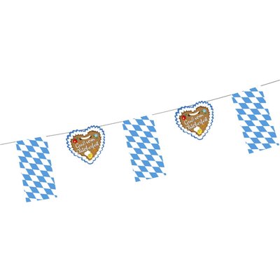 Vlaggetjes Slinger Papier"Gruß vom Oktoberfest" 4 meter -horecavoordeel.com-