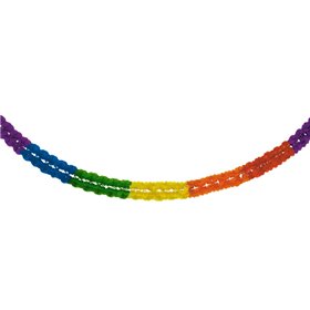 Garland Paper "Rainbow" Extra Large Fire Retardant Ø 160mm x 10 meter -Horecavoordeel.com-