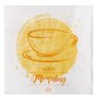 Servetten 3-Laags "Good Morning" 1/4 vouw 240 x 240mm -horecavoordeel.com-