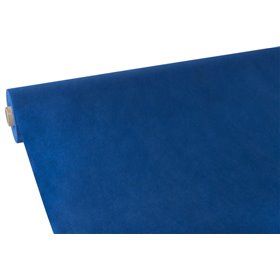 Tablecloth Roll Fleece Dark Blue "Soft Selection" 40 x 1.18 meters -Horecavoordeel.com-