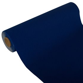 Table Runner Dark Blue "ROYAL Collection" 24m x 400mm -Horecavoordeel.com-