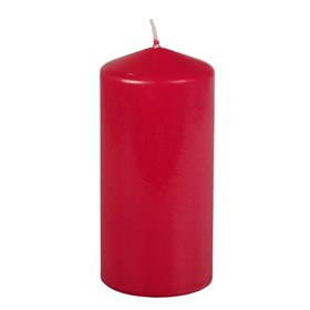 Pillar candles Ruby red Ø 69 x 150mm -Horecavoordeel.com-