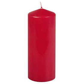 Pillar candles Ruby red Ø 69 x 180mm -Horecavoordeel.com-