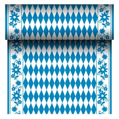 Tafelloper Airlaid Rol "Beiers Blauw" 24m x 400mm -horecavoordeel.com-