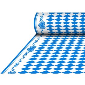 Tablecloth Airlaid roll "Bavarian Blue" 25 x 1.18 meters -Horecavoordeel.com-