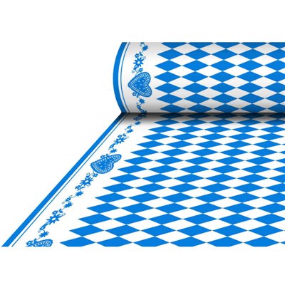 Tafelkleed Airlaid Rol "Beiers Blauw" 25 x 1,18 meter -horecavoordeel.com-