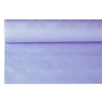 Tablecloth Paper Roll Lilac With Damask Print 8 x 1.2 meters -Horecavoordeel.com-