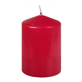 Pillar candles Ruby red Ø 69 x 100mm -Horecavoordeel.com-