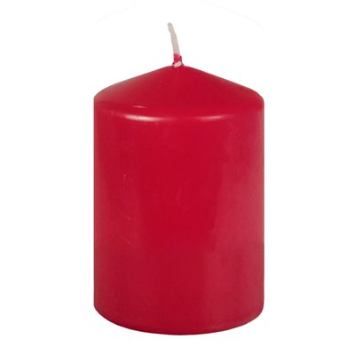 Pillar candles Ruby red Ø 69 x 100mm -Horecavoordeel.com-