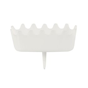 Holder For Number Candles White 38 x 49 x 12mm -Horecavoordeel.com-