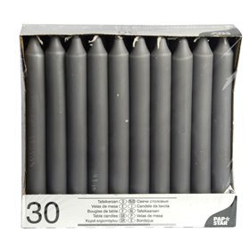 Table candles Gray Ø 21 x 196mm -Horecavoordeel.com-