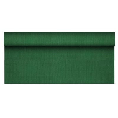 Tablecloth Roll Fleece Dark Green "Soft Selection Plus" 25 x 1.18 meters -Horecavoordeel.com-